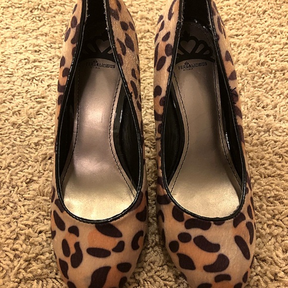 Fergalicious Utopia Leopard Heels - Picture 3 of 4